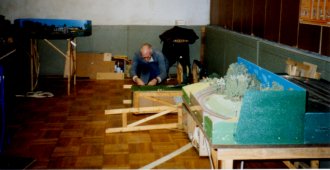 Arbeit vor und nach jeder Ausstellung