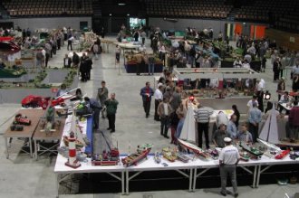 Blick in die Stadthalle von Zwickau