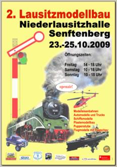 Plakat zur 2.Lausitzmodellbau
