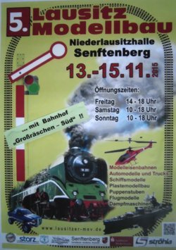 5.Lausitzmodellbau 2015 -Plakat