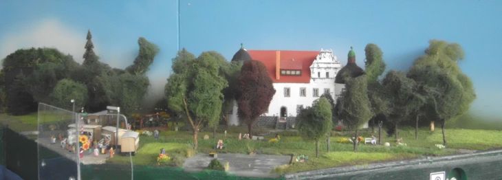 Panoramaansicht Endsegment 1 - Schloss Sallgast -