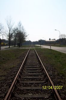 in der Ortslage Schacksdorf fährt man einige hundert 