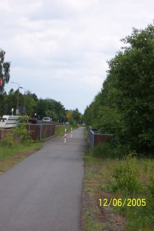 Brücke über die ehem. Kohlebahn westl. Hörlitz